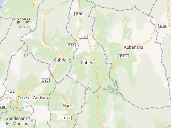 Plan de Cubry
