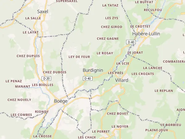 Plan de Burdignin