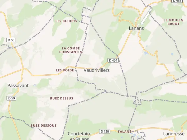 Plan de Vaudrivillers