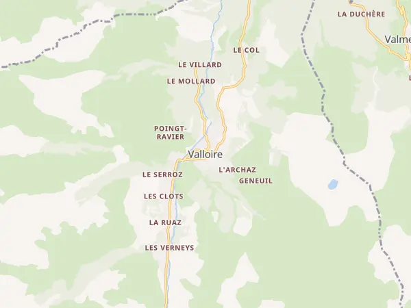 Plan de Valloire