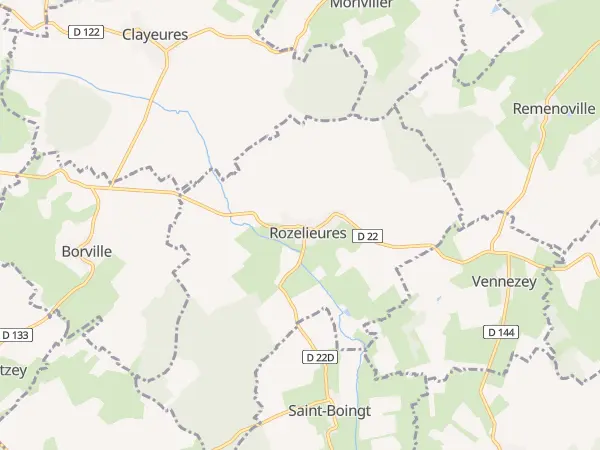 Plan de Rozelieures