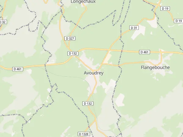 Plan de Avoudrey