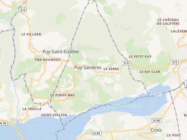Plan de Puy-Sanières