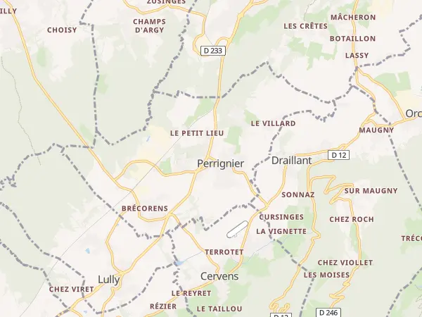 Plan de Perrignier