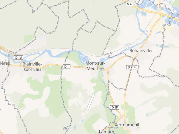 Plan de Mont-sur-Meurthe