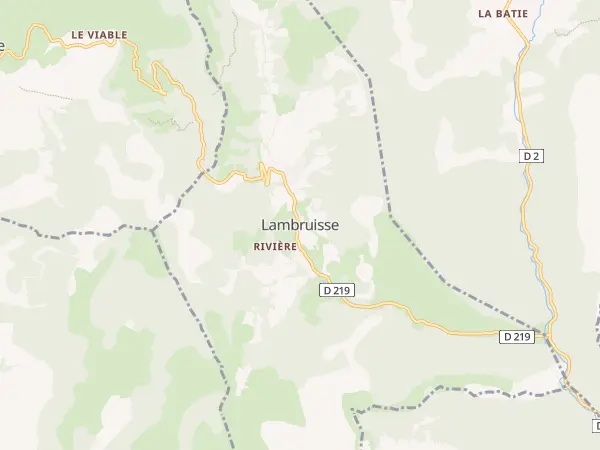 Plan de Lambruisse