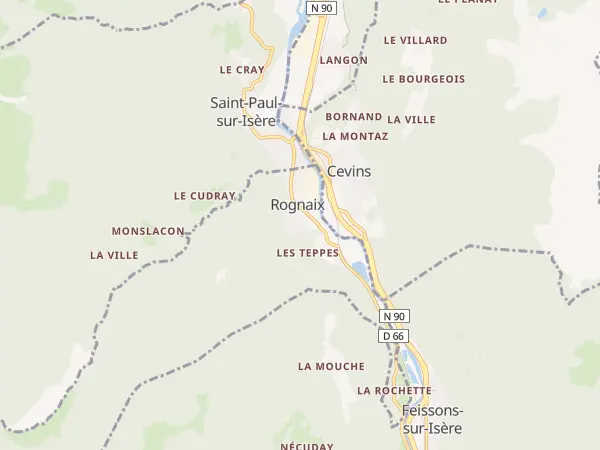Plan de Rognaix