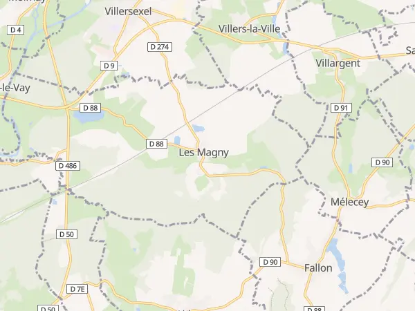 Plan des Magny