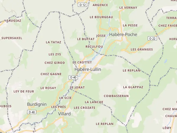 Plan de Habère-Lullin