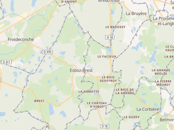 Plan de La Bruyère