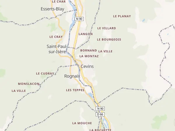 Plan de Cevins