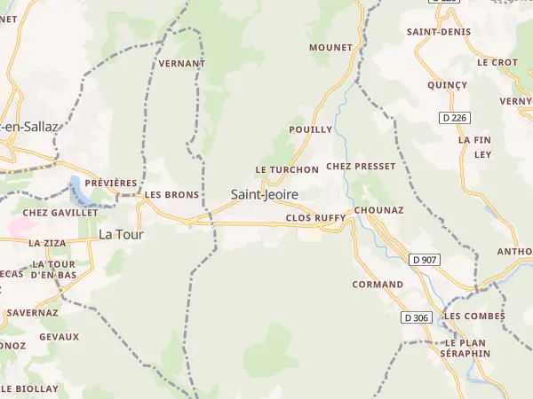 Plan de Saint-Jeoire