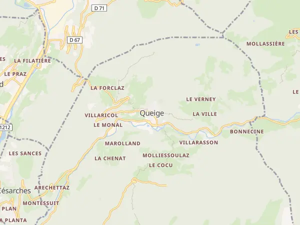 Plan de Queige