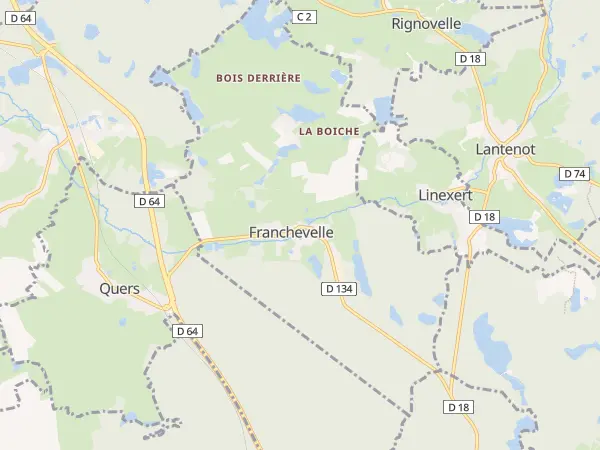 Plan de Franchevelle