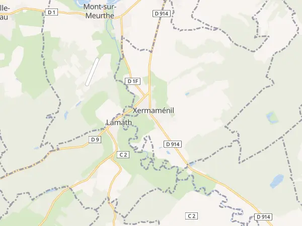 Plan de Xermaménil