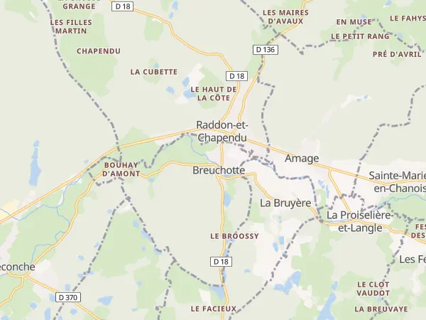 Plan de Breuchotte