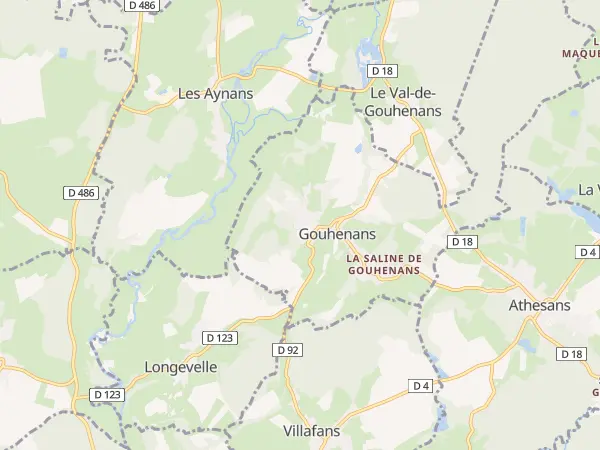 Plan de Gouhenans