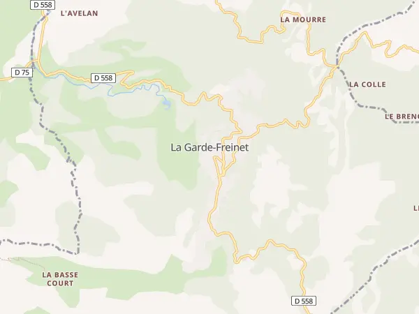 Plan de La Garde-Freinet