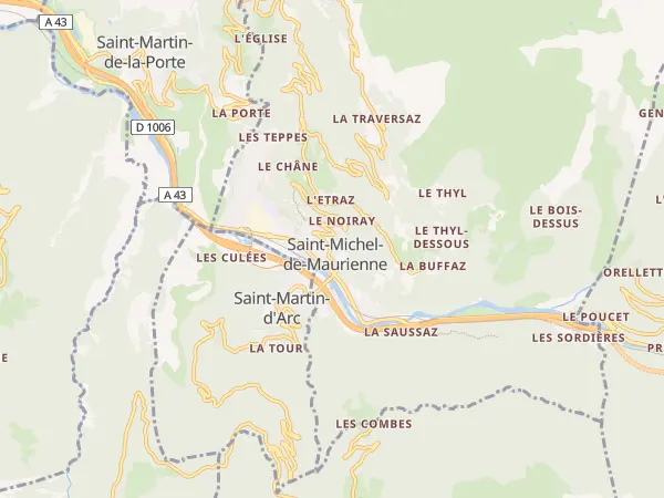 Plan de Saint-Michel-de-Maurienne
