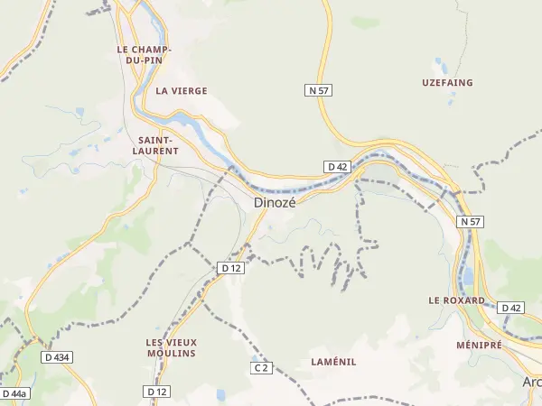 Plan de Dinozé