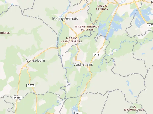 Plan de Vouhenans