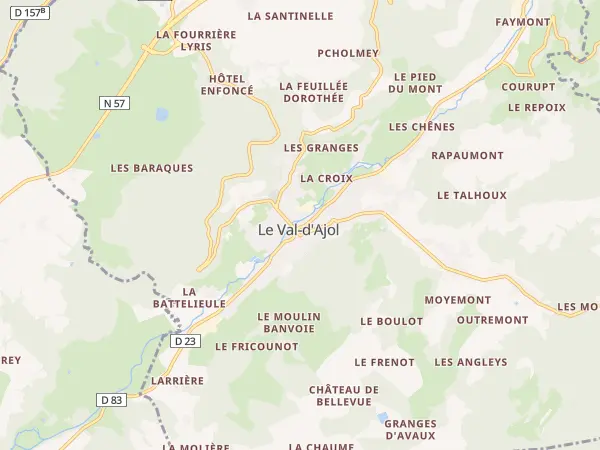 Plan du Val-d’Ajol