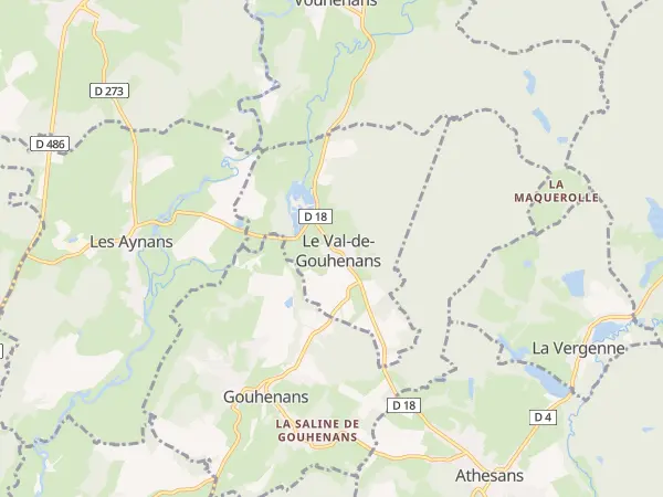 Plan du Val-de-Gouhenans