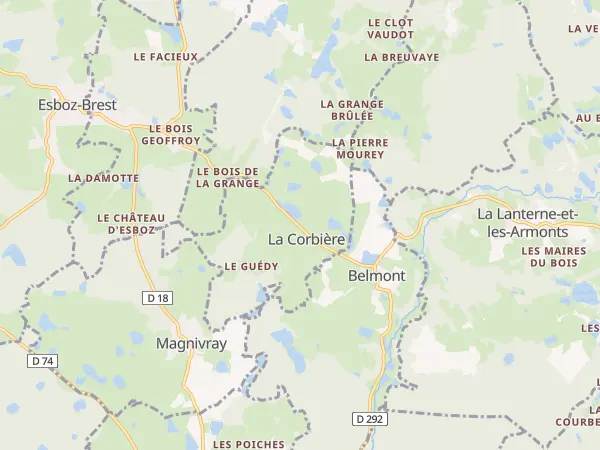 Plan de La Corbière