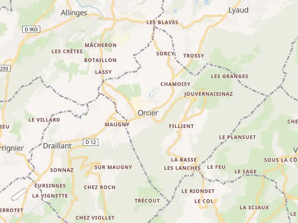 Plan de Orcier