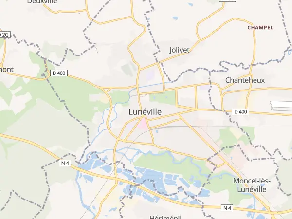 Plan de Lunéville
