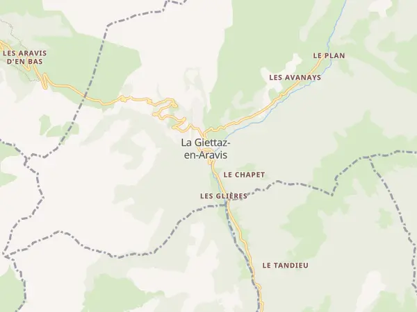 Plan de La Giettaz