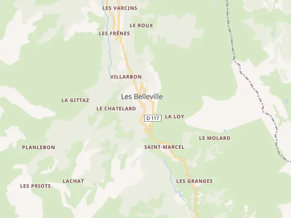 Plan des Belleville