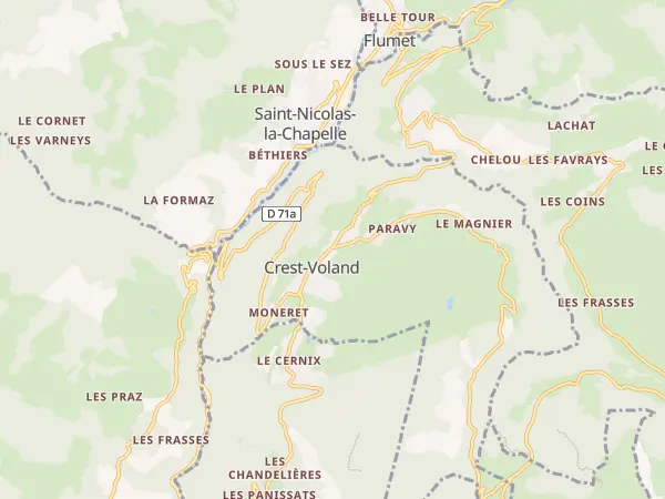 Plan de Crest-Voland