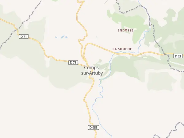 Plan de Comps-sur-Artuby