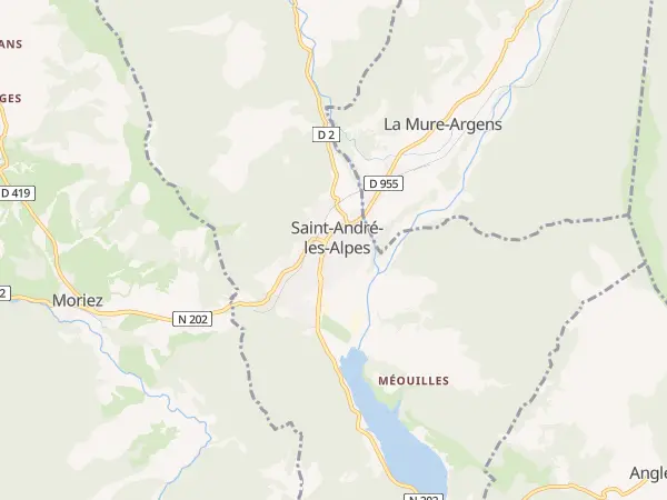 Plan de Saint-André-les-Alpes