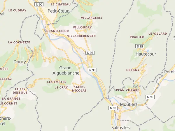 Plan de Grand-Aigueblanche