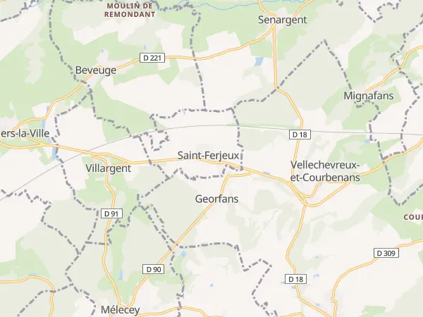 Plan de Saint-Ferjeux