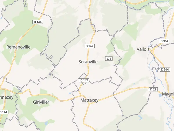 Plan de Seranville
