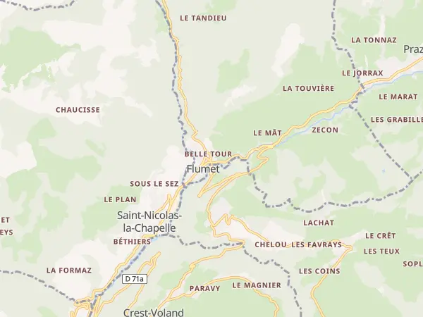 Plan de Flumet