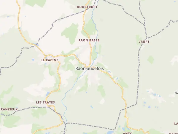 Plan de Raon-aux-Bois
