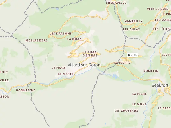 Plan de Villard-sur-Doron