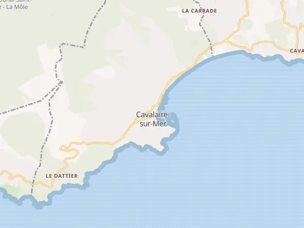 Plan de Cavalaire-sur-Mer