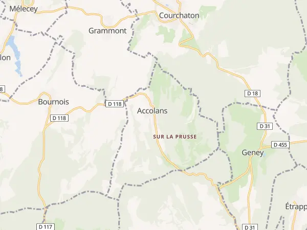 Plan de Accolans