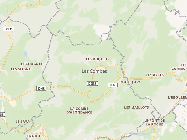 Plan des Combes