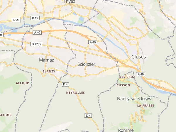 Plan de Scionzier