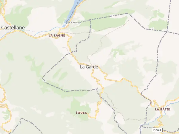 Plan de La Garde