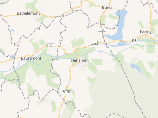 Plan de Hénaménil