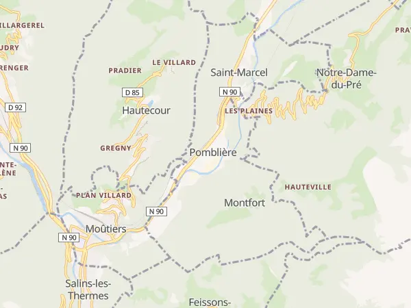 Plan de Saint-Marcel