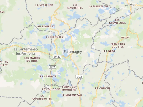 Plan de Écromagny