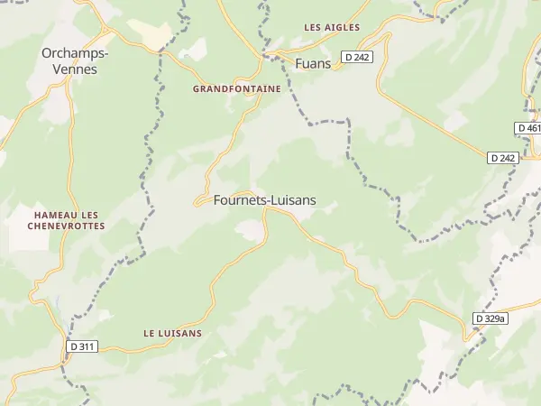 Plan de Fournets-Luisans